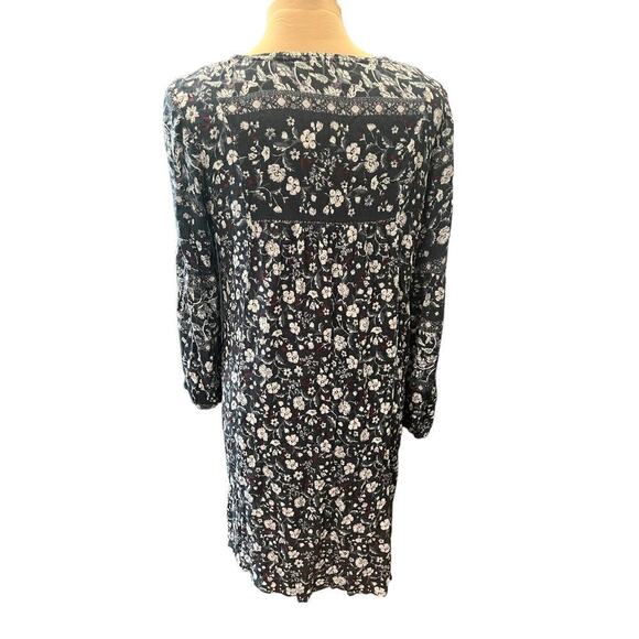 Knox Rose embroidered patchwork peasant boho midi dress poet romantic - Picture 2 of 7